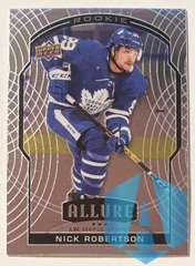 2020-21 Upper Deck Allure Rookie #99 Nick Robertson Toronto Maple Leafs